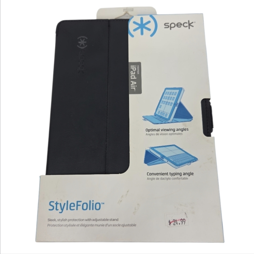 Speck IPad Air StyleFolio Black Protective Case NEW